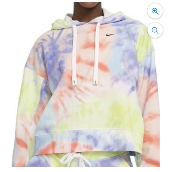 NIKE Women's Dri-FIT Get Fit Tie-dye Pullover Training Hoodie - Picture 3 of 3